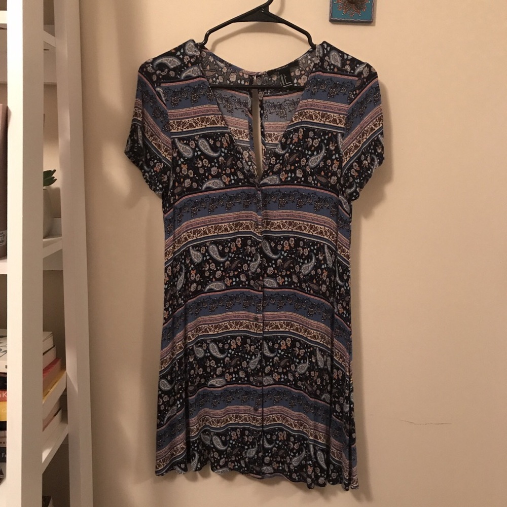 F21 Paisley Pattern Dress